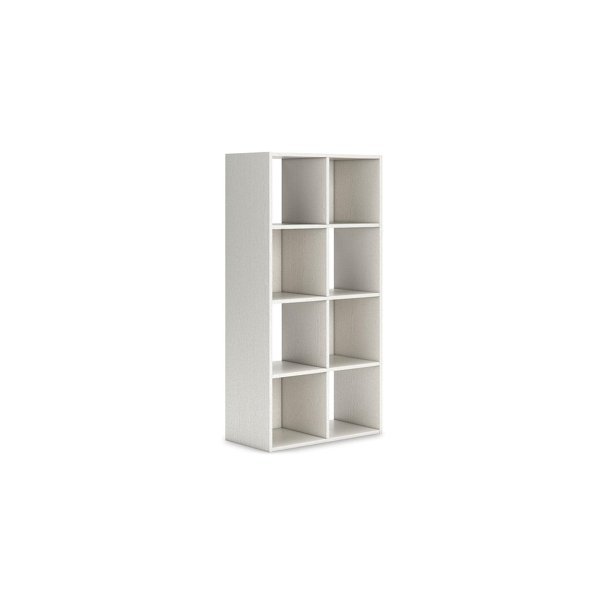 White Eight Cube Organizer with Laminated Surface