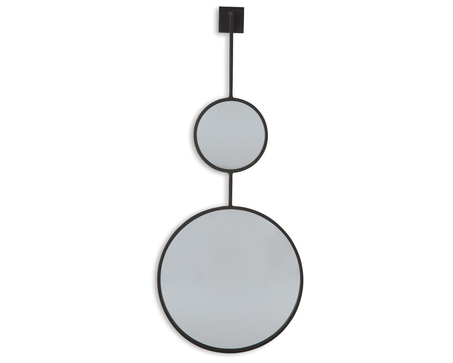 Signature Design by Ashley Contemporary Brewer Accent Mirror  Black