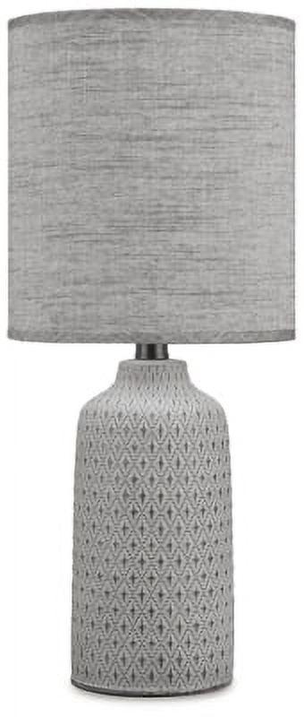 Donnford Ceramic Table Lamp Gray - Signature Design by Ashley