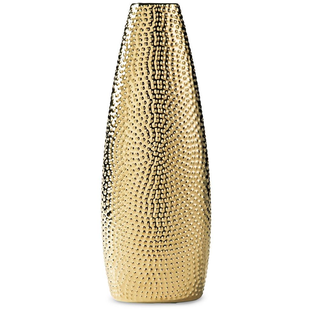 Signature Design by Ashley Contemporary Efim Vase  Gold Finish