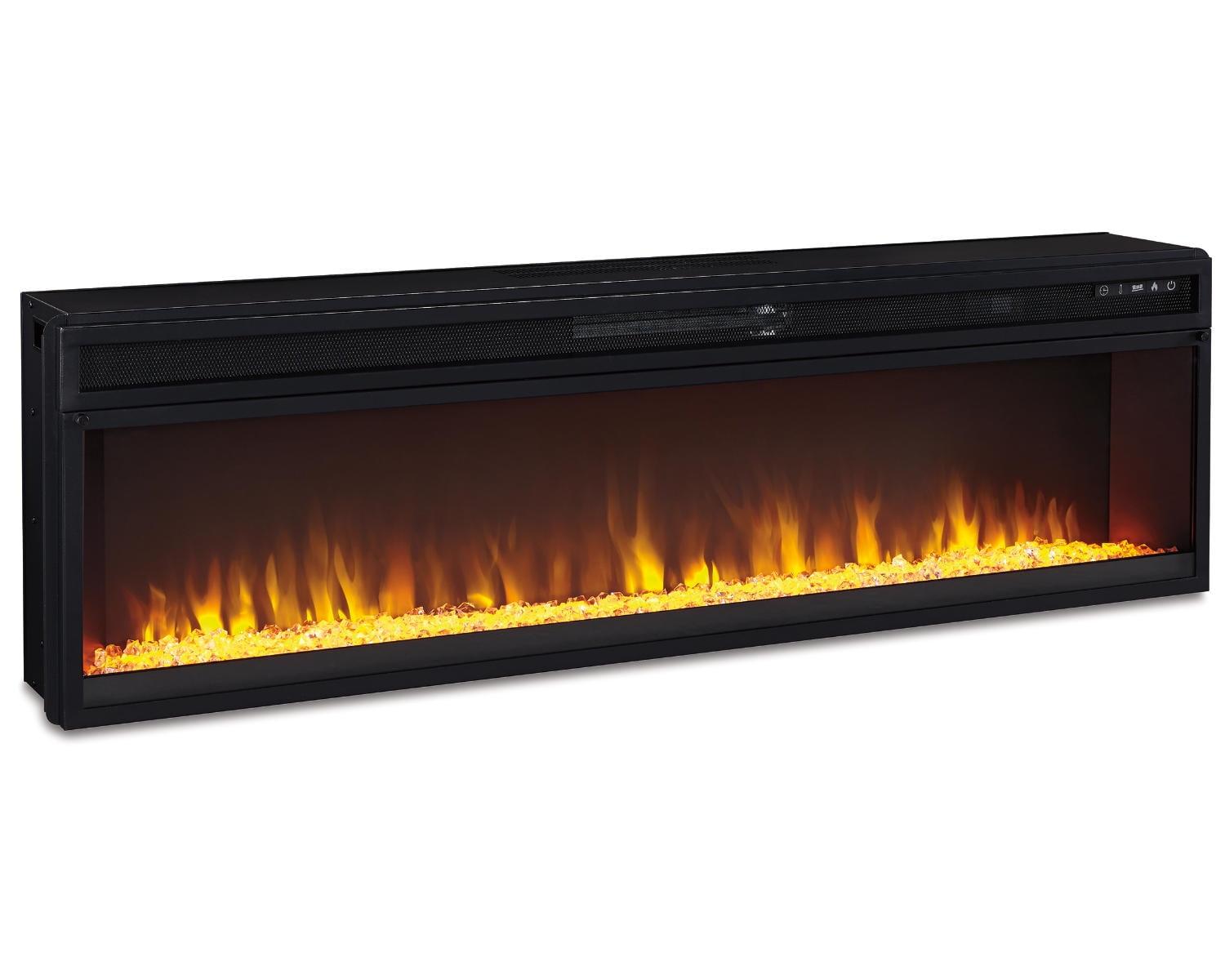 Signature Design by Ashley Contemporary Entertainment Accessories Electric Fireplace Insert  Black