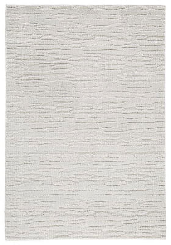 Ivygail Large Gray Abstract Tufted Synthetic Rug