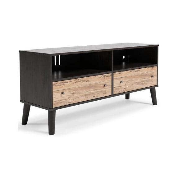 Signature Design by Ashley Contemporary Piperton Medium TV Stand Two-tone