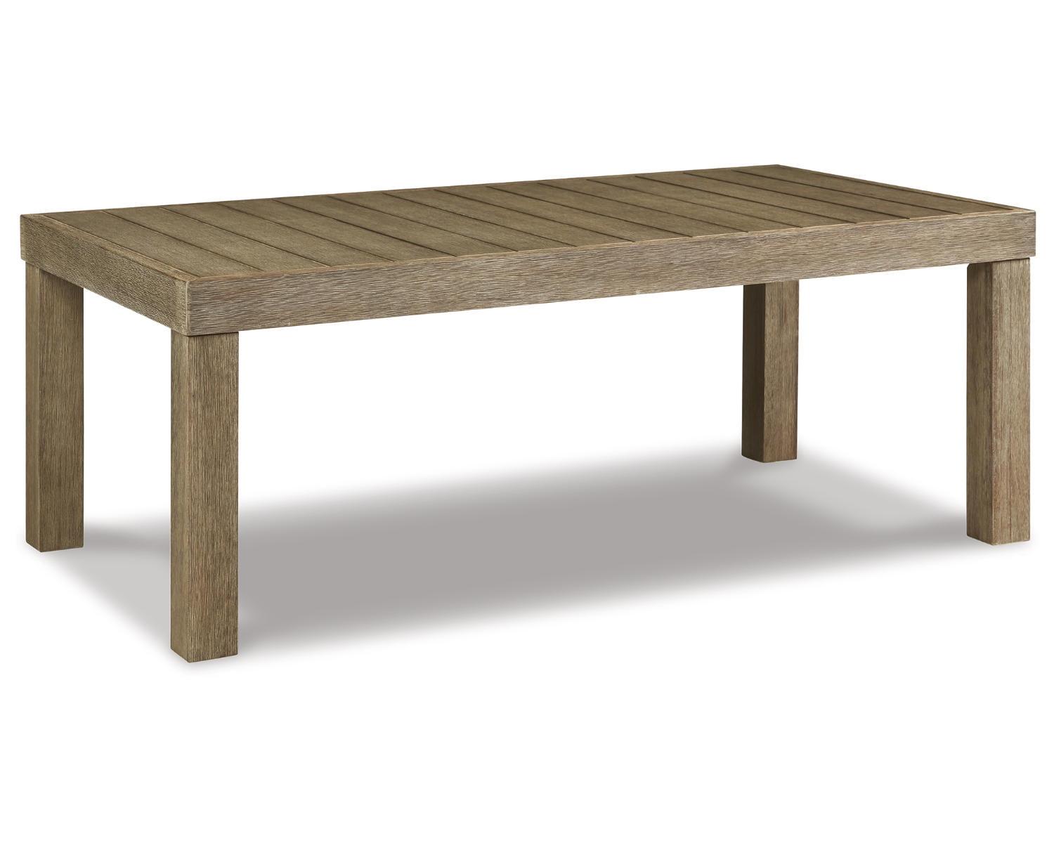 Signature Design by Ashley Contemporary Silo Point Outdoor Coffee Table  Brown