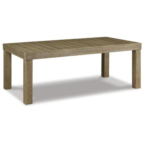 Viva Furniture Rectangular Eucalyptus Outdoor Coffee Table