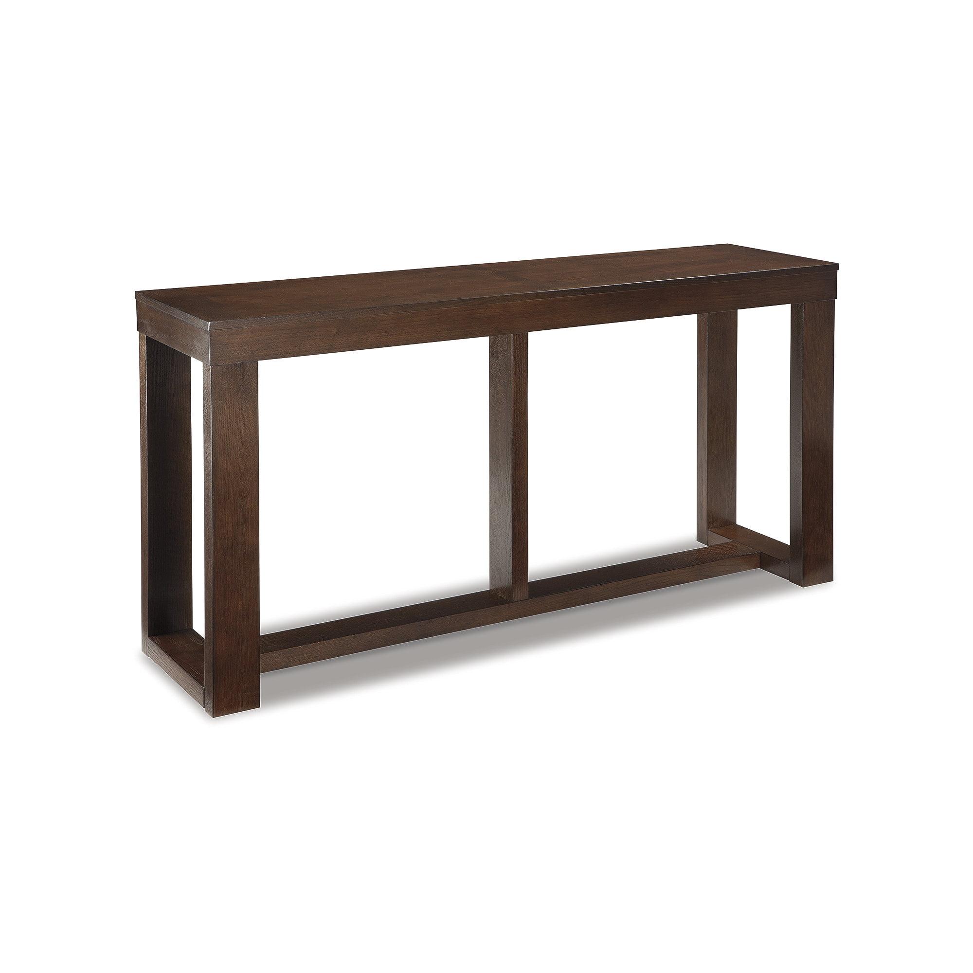 Watson Dark Brown Solid Hardwood Slim Console Table