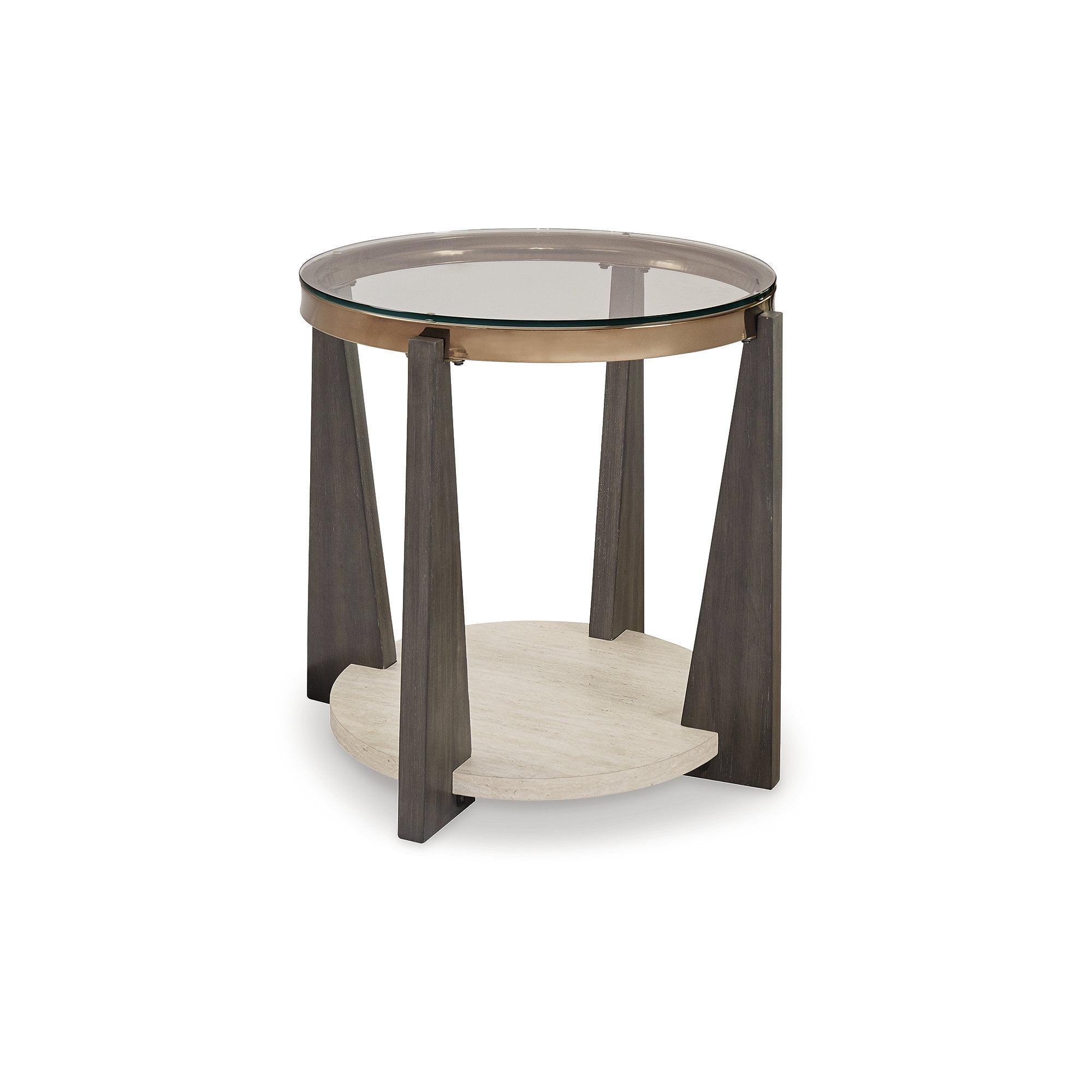 Signature Design by Ashley Frazwa End Table, Grayish Brown