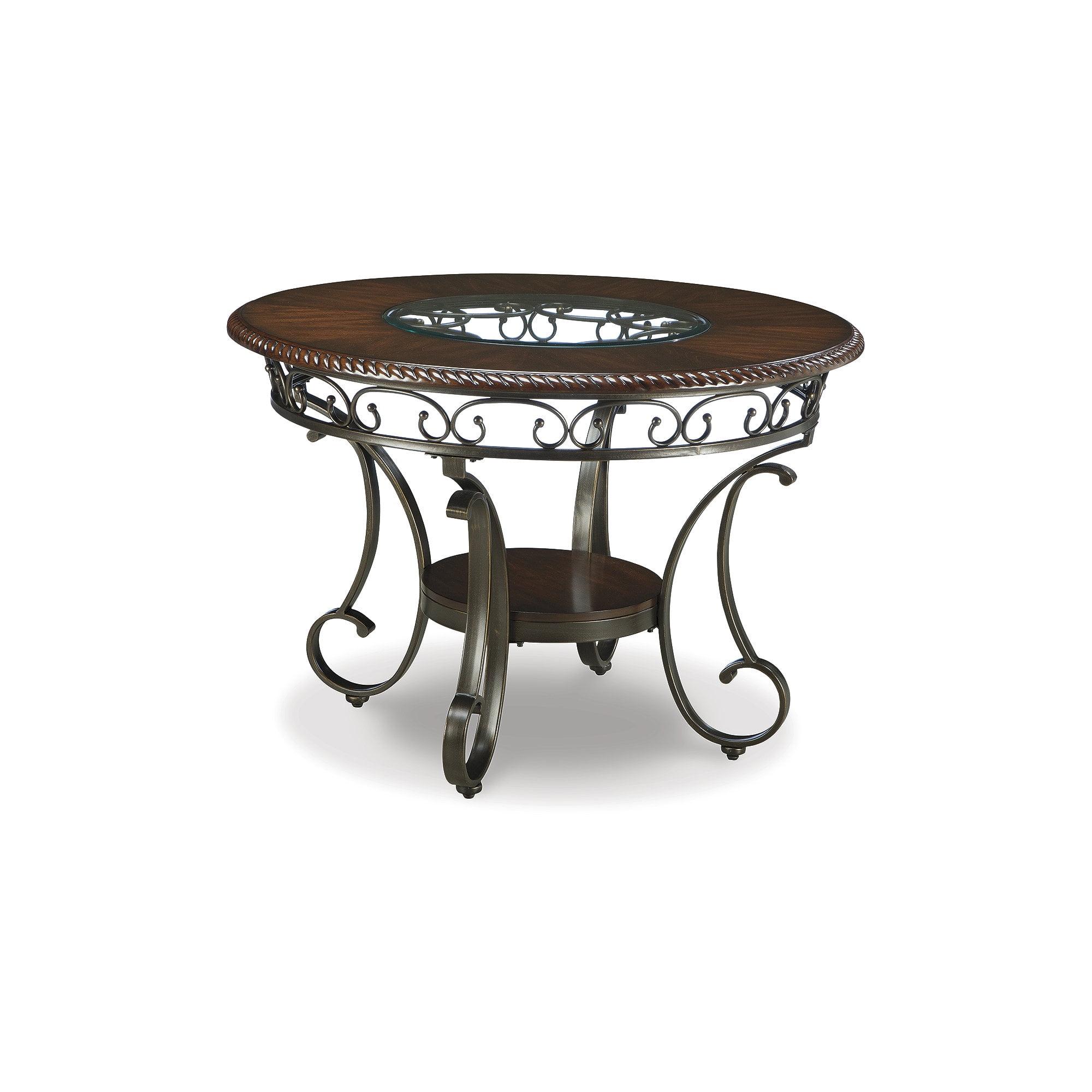 Signature Design By Ashley Traditional Glambrey Dining Table Brown