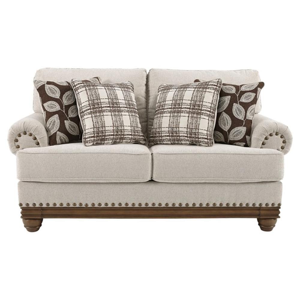 Signature Design by Ashley Harleson Loveseat in Wheat