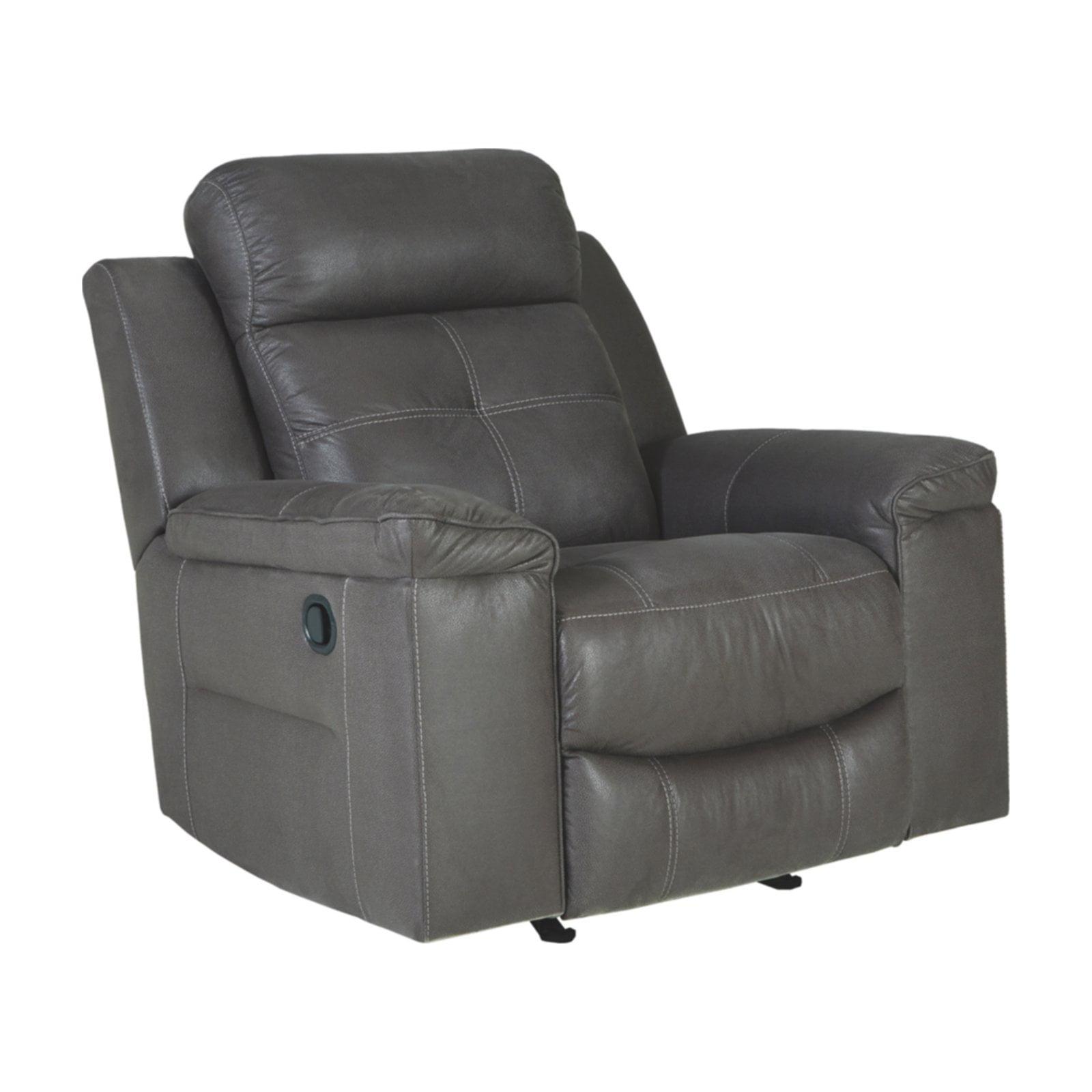 Signature Design by Ashley Jesolo Rocker Recliner in Dark Gray