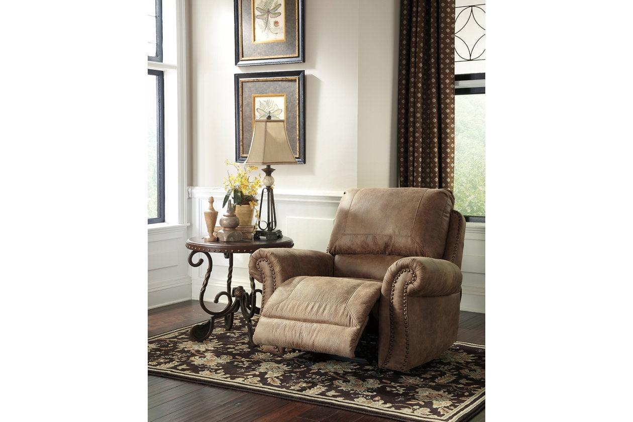 Larkinhurst Rocker Power Recliner Earth: Oversized Chair, Gentle Motion - Signature Design by Ashley