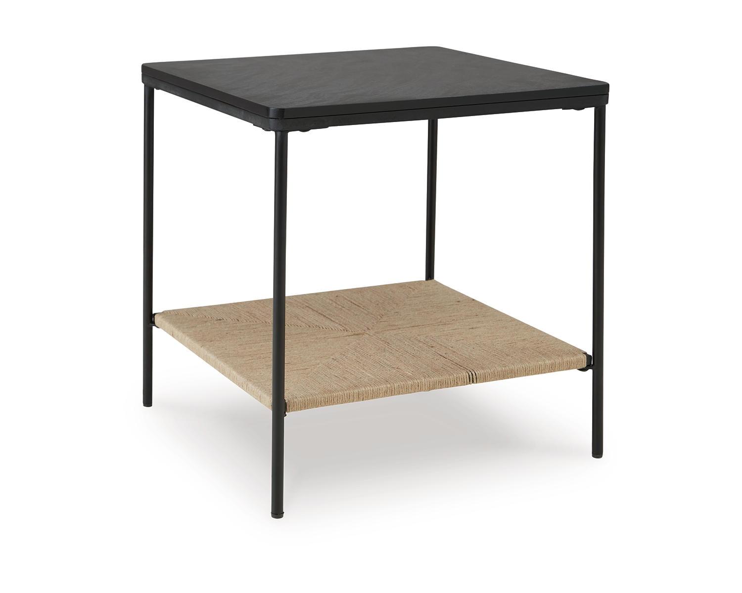 Signature Design by Ashley Minrich Accent Table, Black & Brown