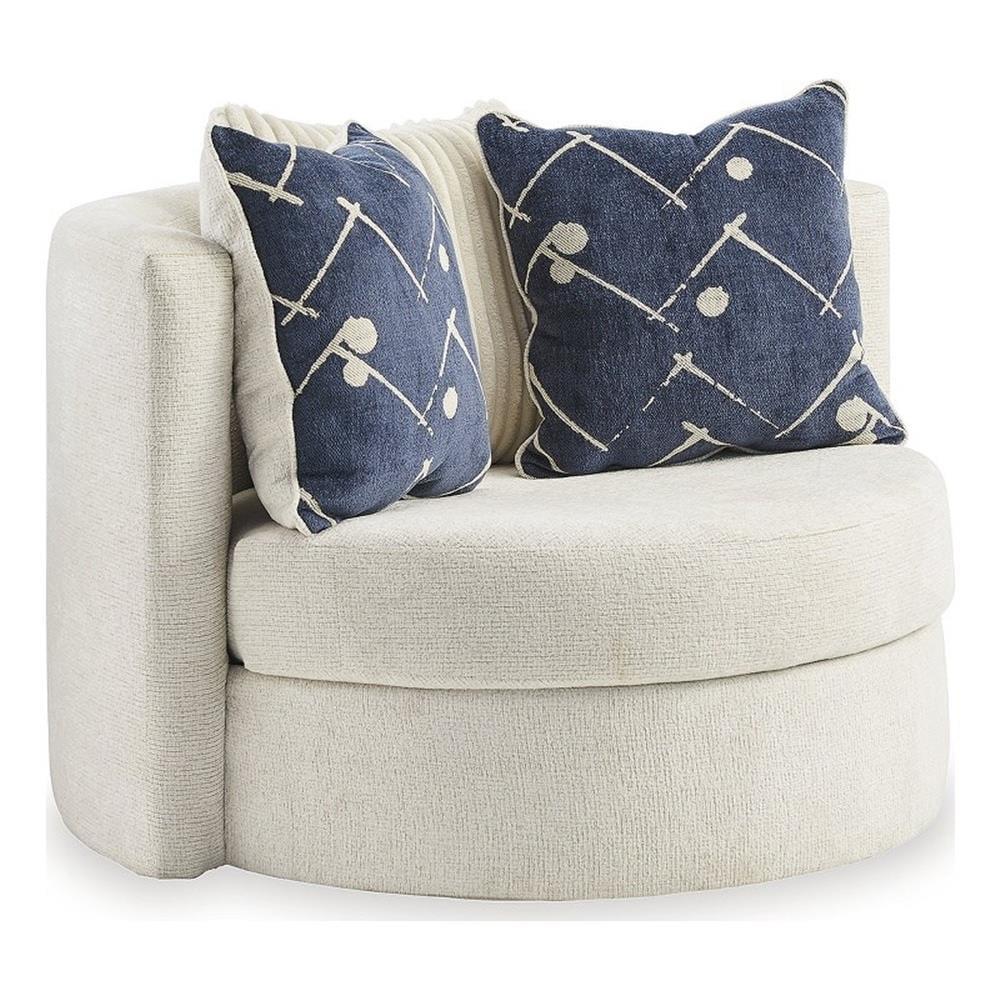 Ebern Designs Wydmondham Upholstered Swivel Accent Chair