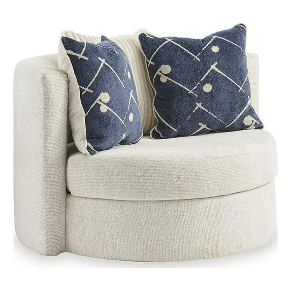 Ebern Designs Wydmondham Upholstered Swivel Accent Chair