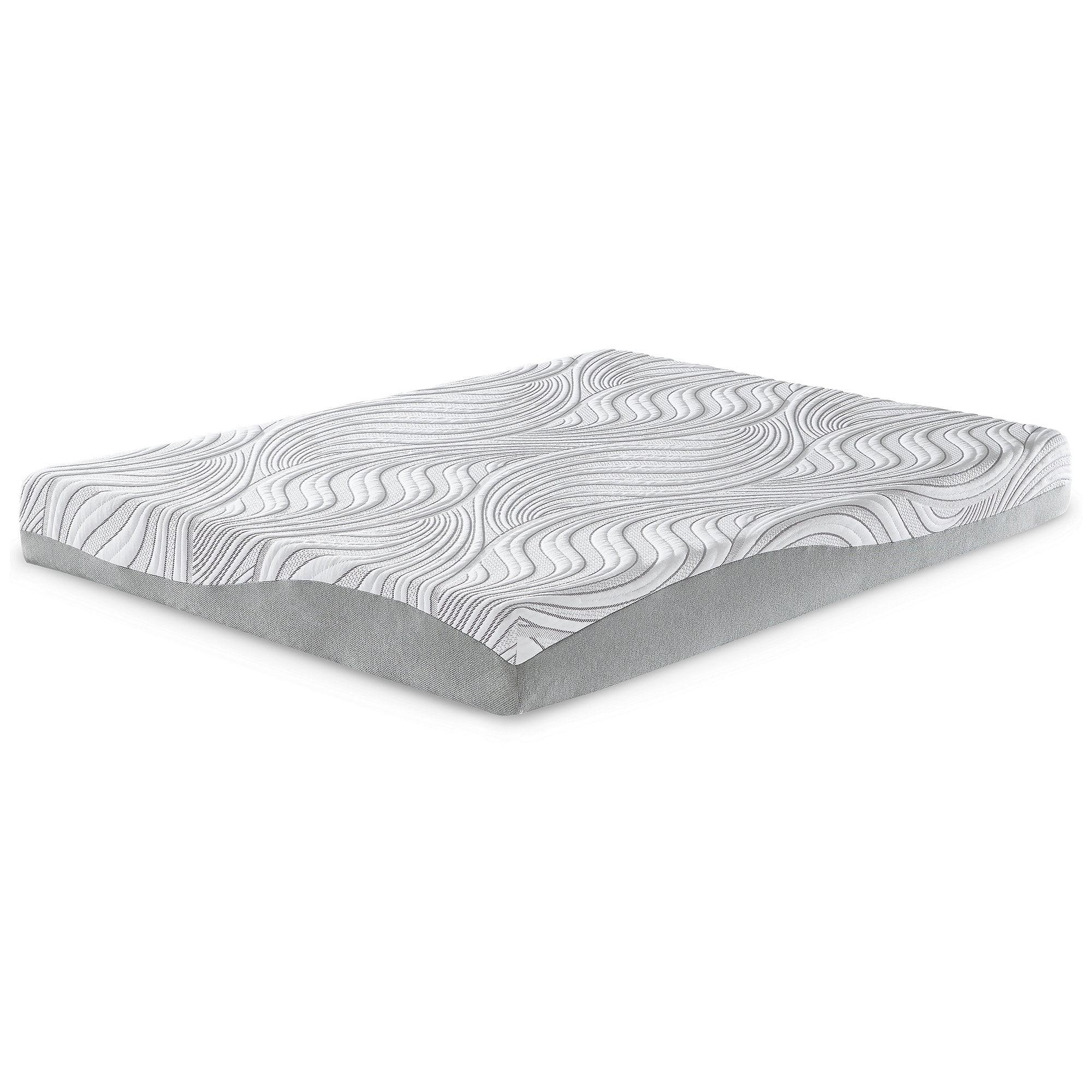 Contemporary White Memory Foam 8-inch King Mattress