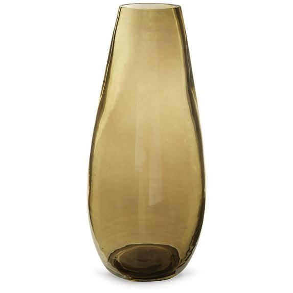 Signature Design by Ashley Rhettman 15" Glass Vase, Amber
