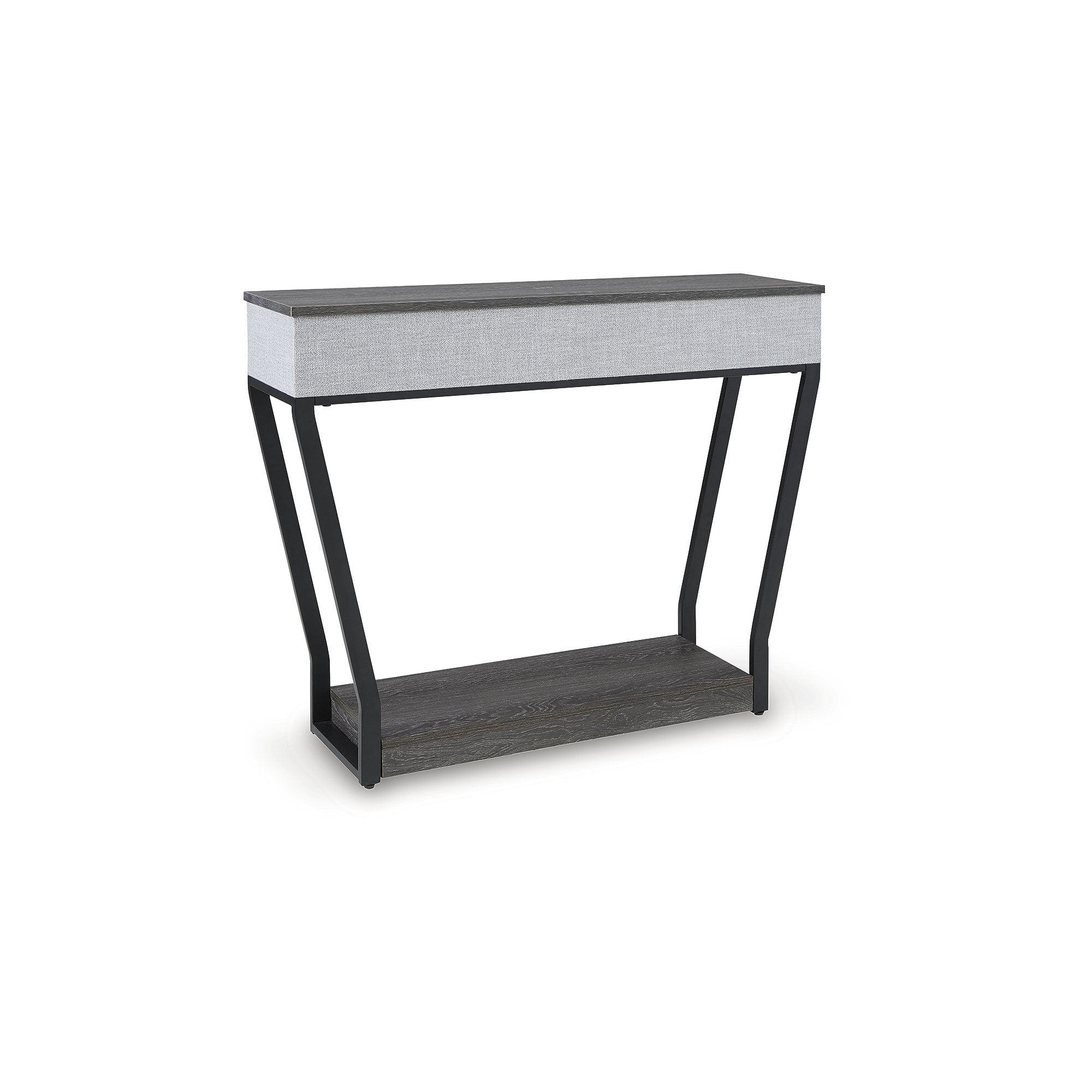 Signature Design by Ashley Sethlen Console Sofa Table, Gray & Black