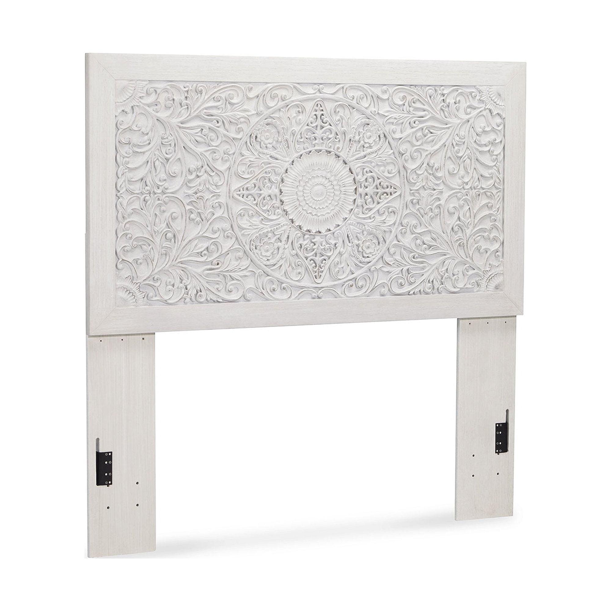 Signature Design by Ashley Traditional Anarasia Twin Sleigh Headboard  White