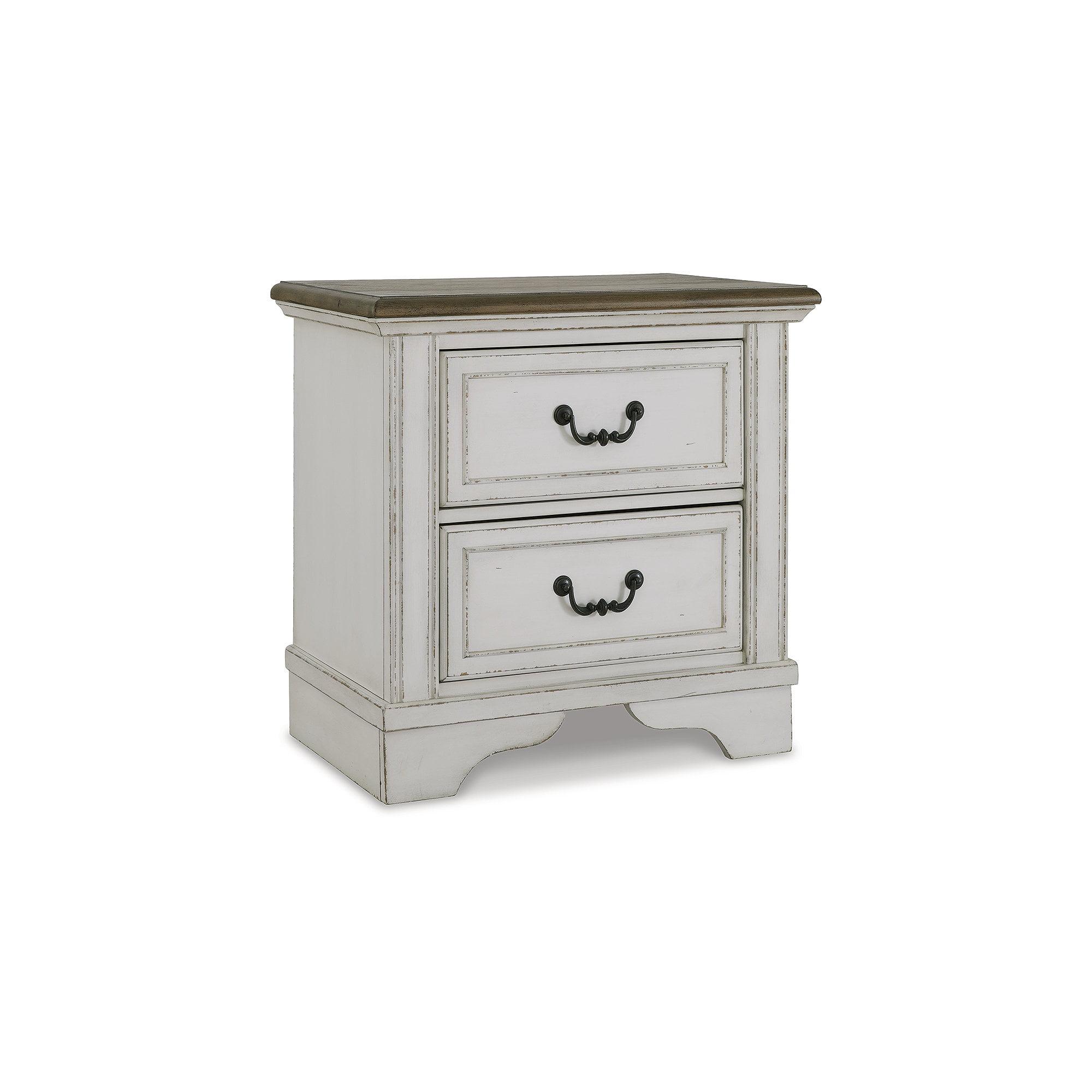 Brollyn 2 - Drawer Nightstand in Light Gray/Brown