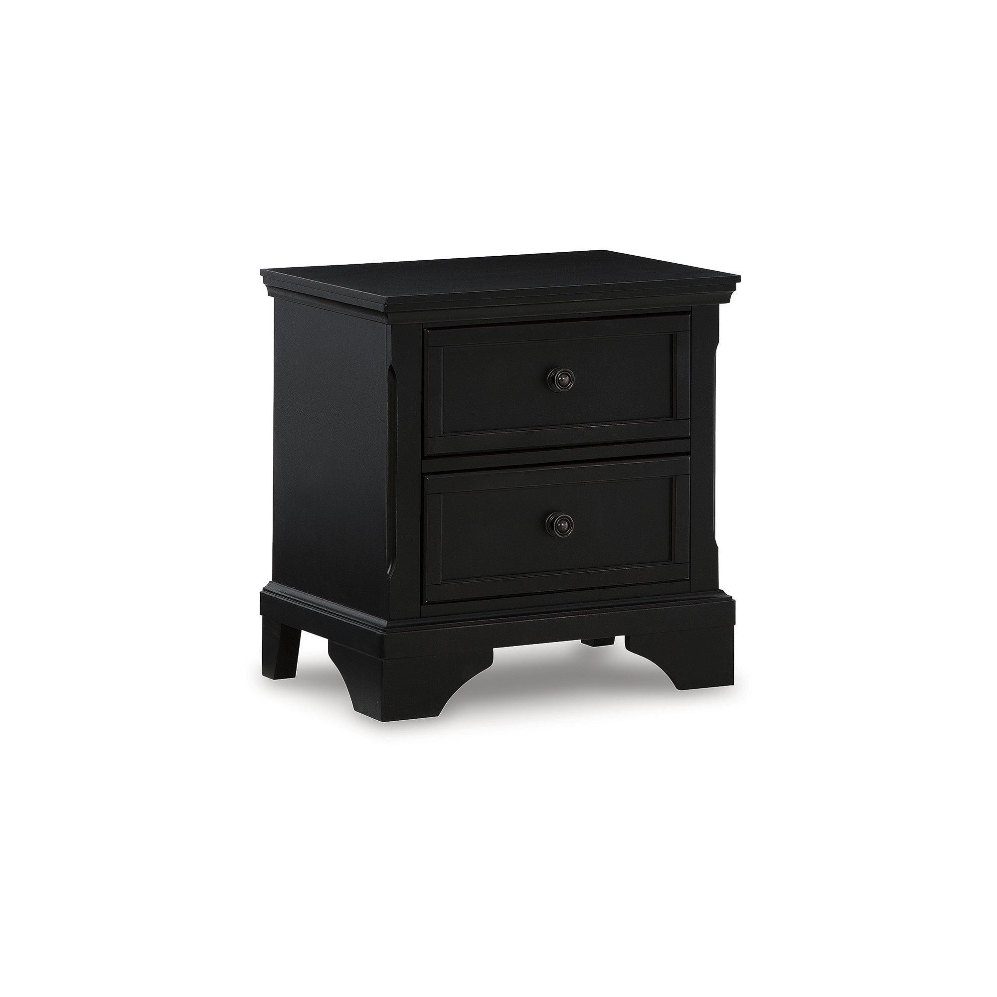 Chylanta 2 - Drawer Nightstand in Black