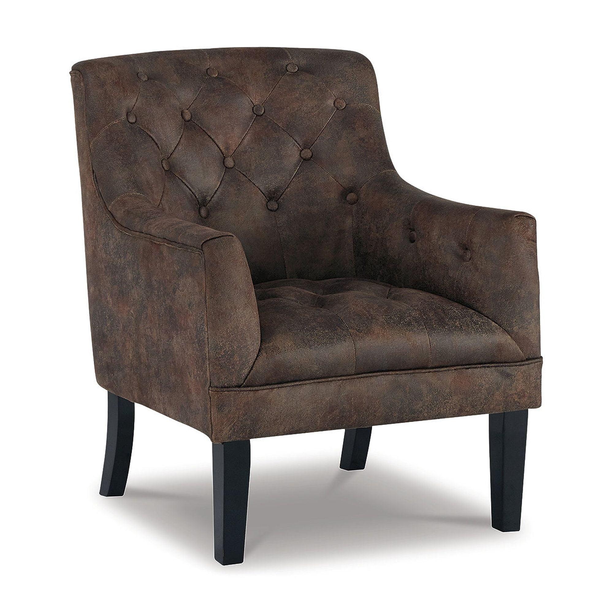 Signature Design by Ashley Traditional Drakelle Accent Chair, Mahogany