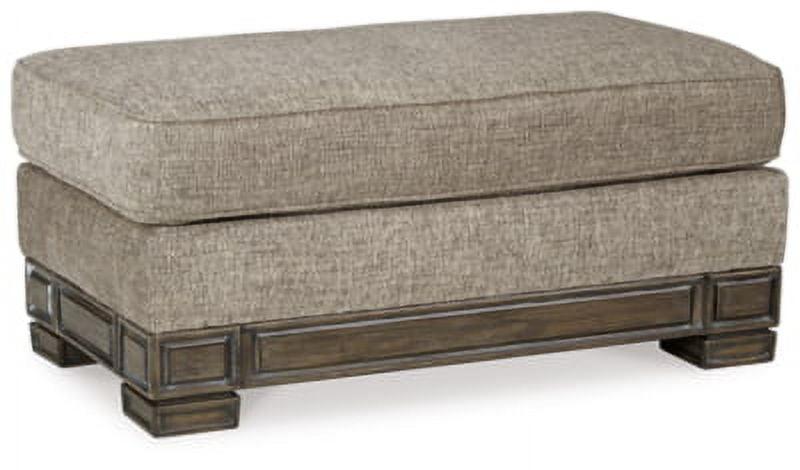 Signature Design by Ashley Traditional Einsgrove Ottoman Textured Sandstone
