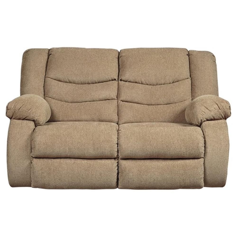 Signature Design by Ashley Tulen Reclining Loveseat in Mocha