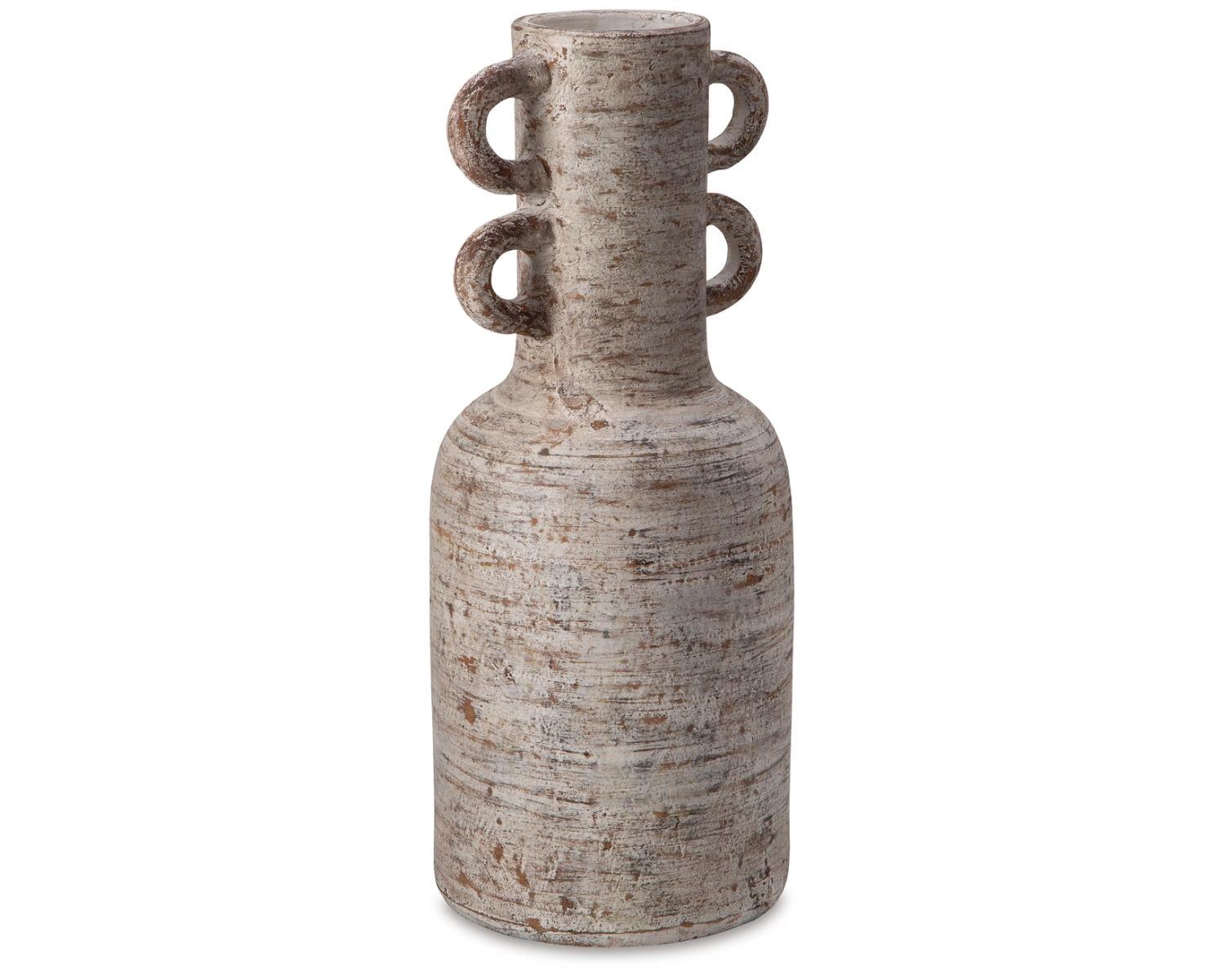 Signature Design by Ashley Wellbridge Vase, Distressed White