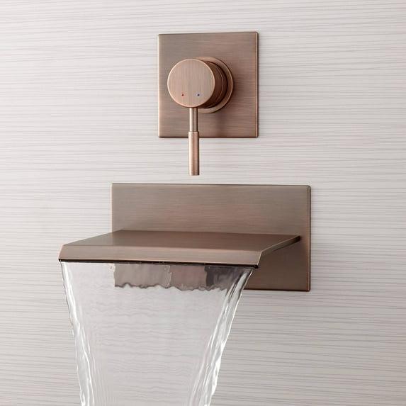 Lavelle Wall-Mount Waterfall Tub Faucet