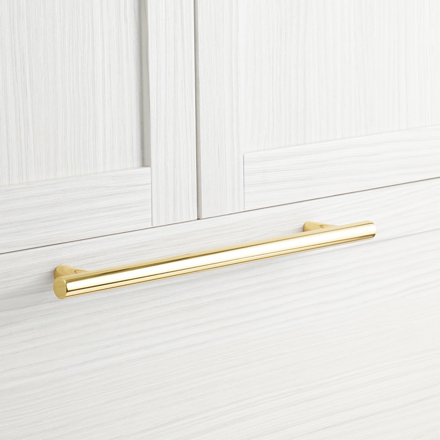 Signature Hardware 949197-12 12" Avignon Solid Brass Appliance Pull - Brass