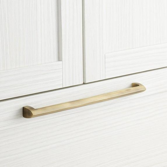 Signature Hardware 949466-1734 17-3/4" Rindahl Solid Brass Appliance Pull - Brass