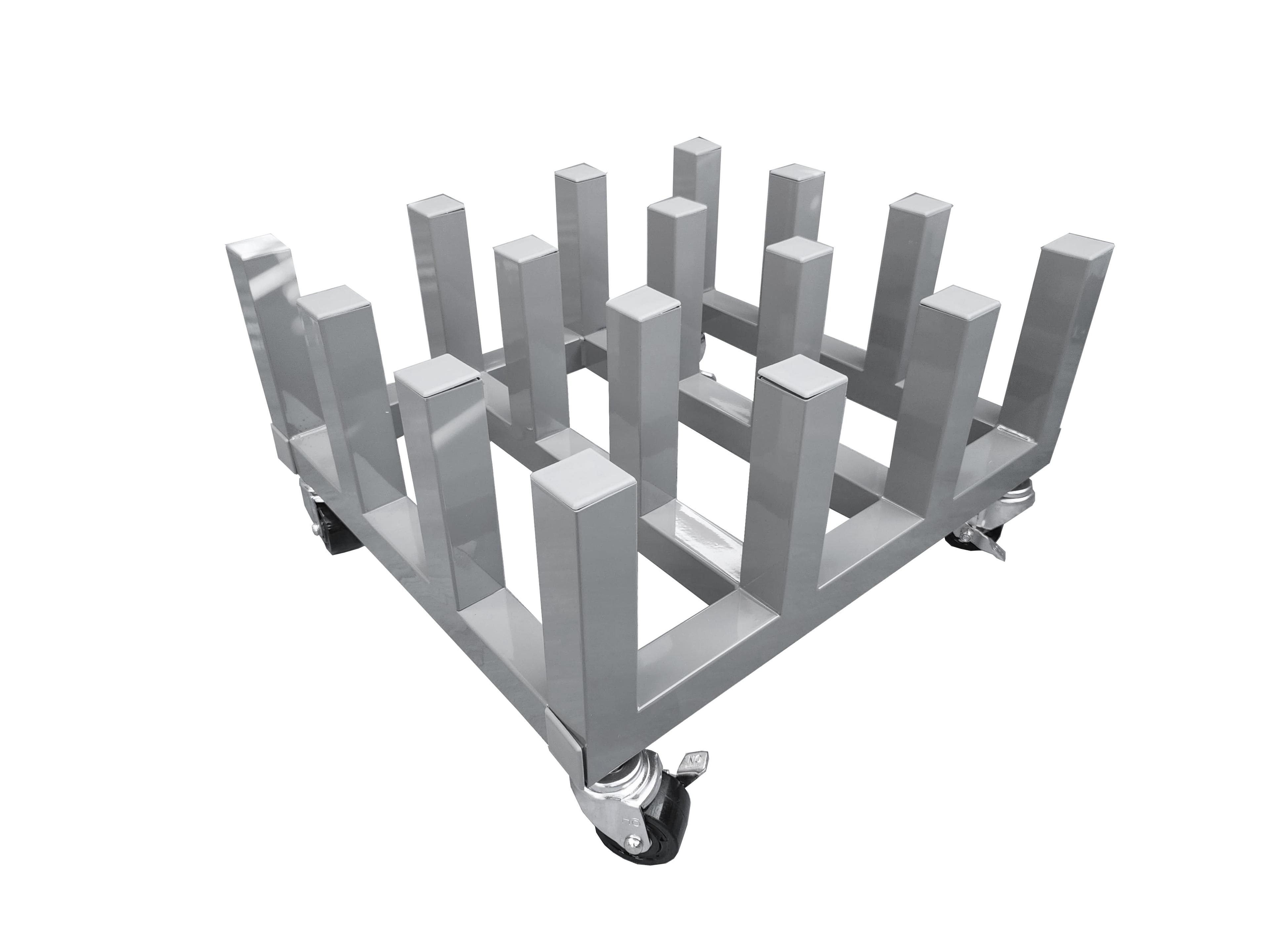 Signworld Heavy Duty Media Roll Mover Cart Rack - Holds 16 rolls (Sign Shop, Production, Manufacturing, Marketing)