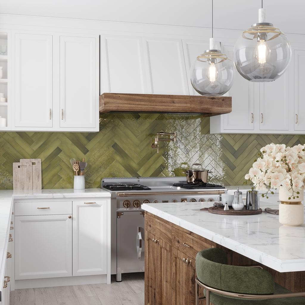 2.56'' W x 15.75'' L Ceramic Subway Singular Tile