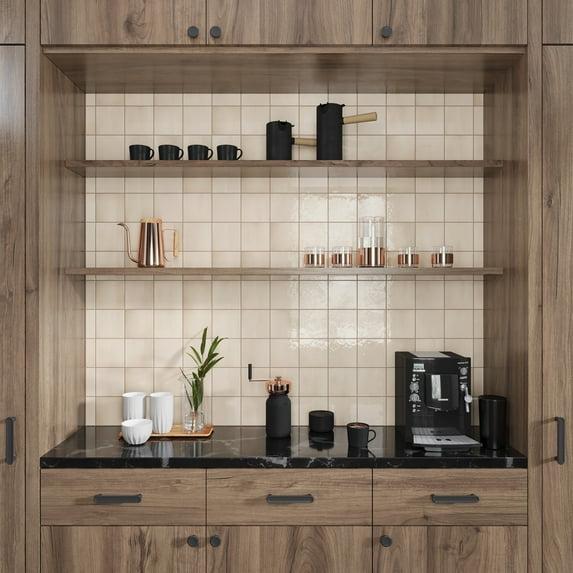 Apollo Tile Silken 3.94 in. x 3.94 in. Glossy Ceramic Square Wall and Floor Tile (6.48 sq. ft./case) (60-pack)