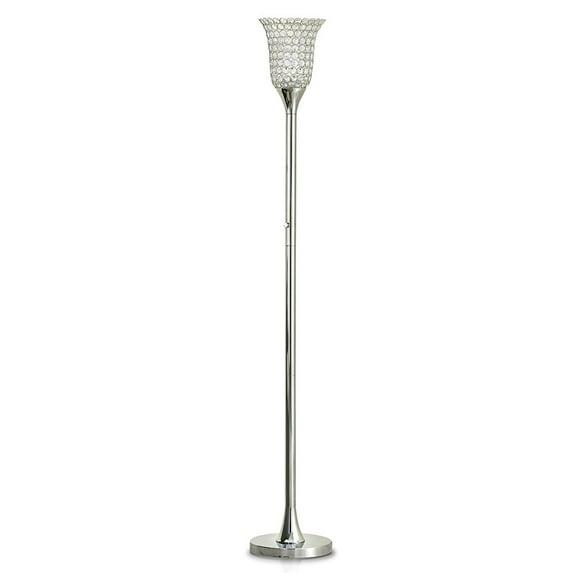 Silver Orchid Pica 72-inch Dimmable Floor Lamp - 72"H Polished Chrome Chrome Polished