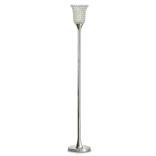 Silver Orchid Pica 72-inch Dimmable Floor Lamp - 72"H Polished Chrome Chrome Polished