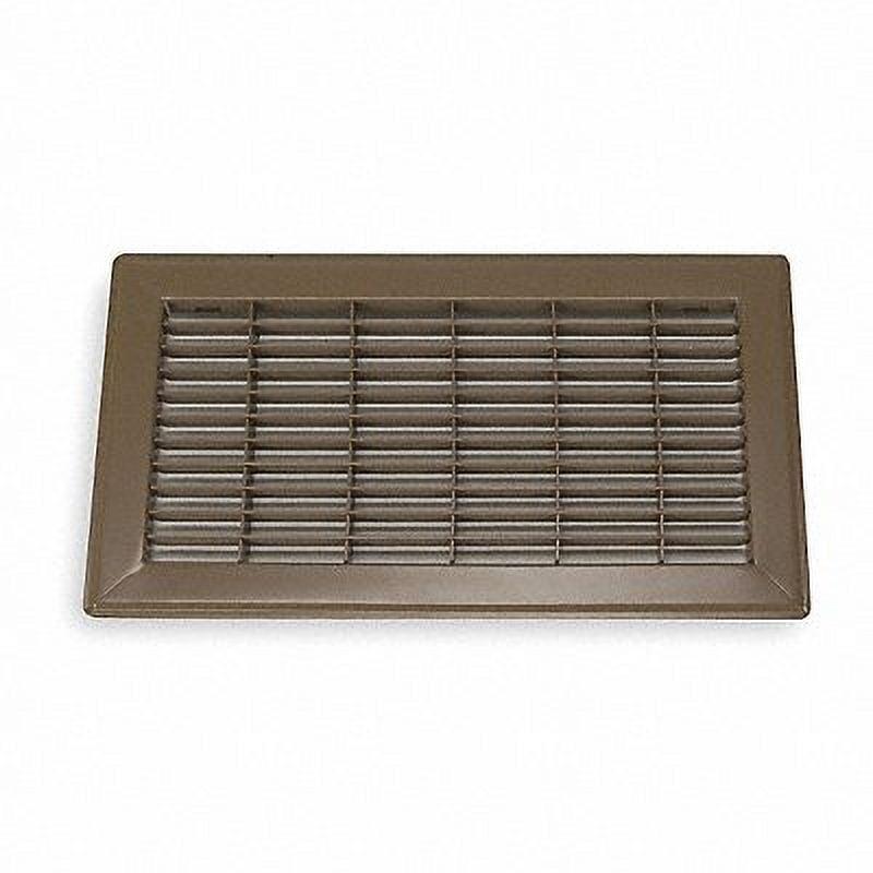 Brown 6x14 Stamped Steel Floor Register