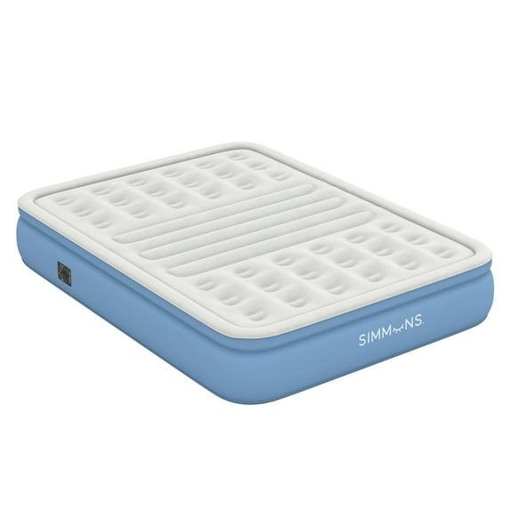Simmons Simmons Lumbar Firm, 12" Tri-Zone Inflatable Air Mattress with Built-In Pump & Extra Lumbar Support