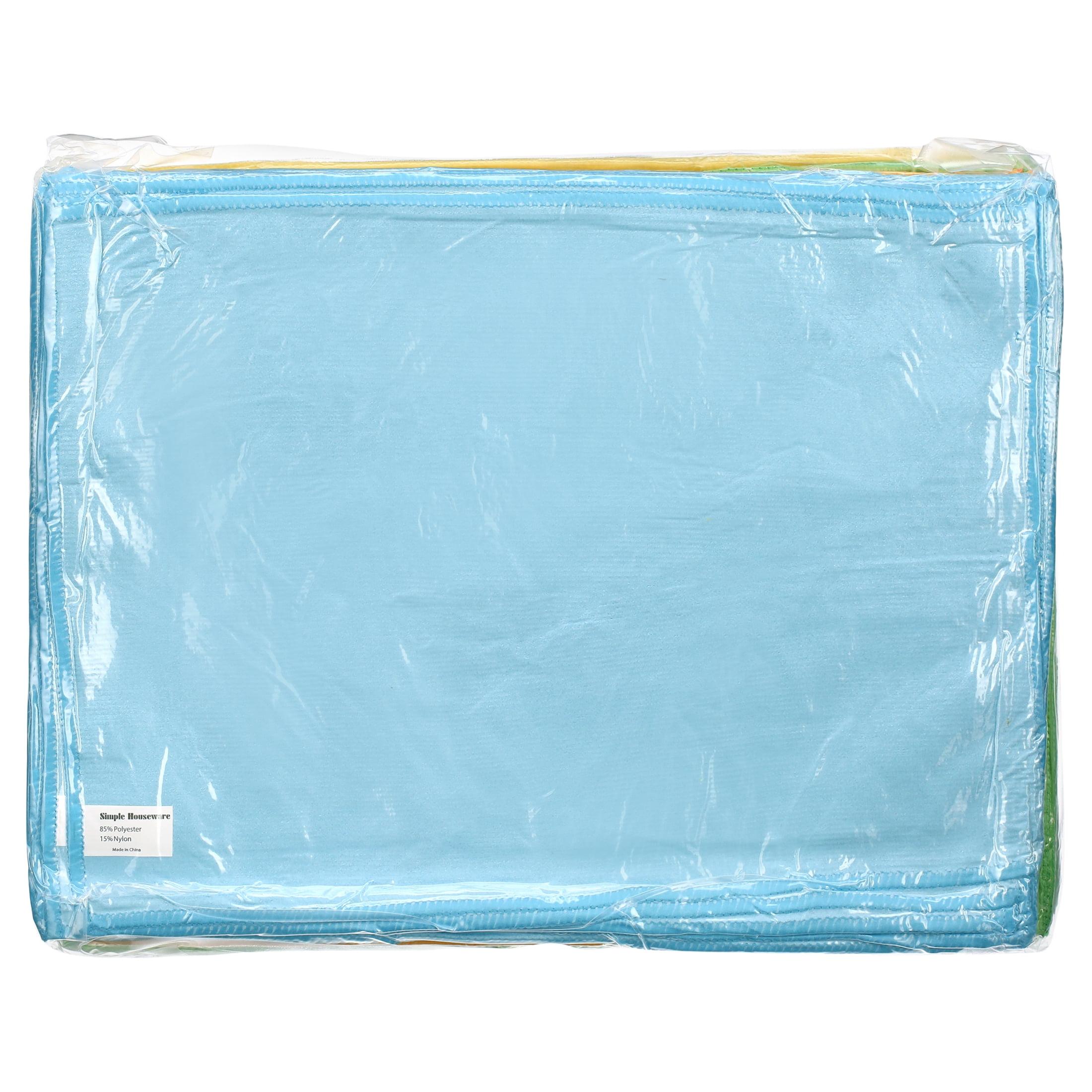 Simple Houseware 50PK Microfiber Cloths (12Y,12G,13O,13B)