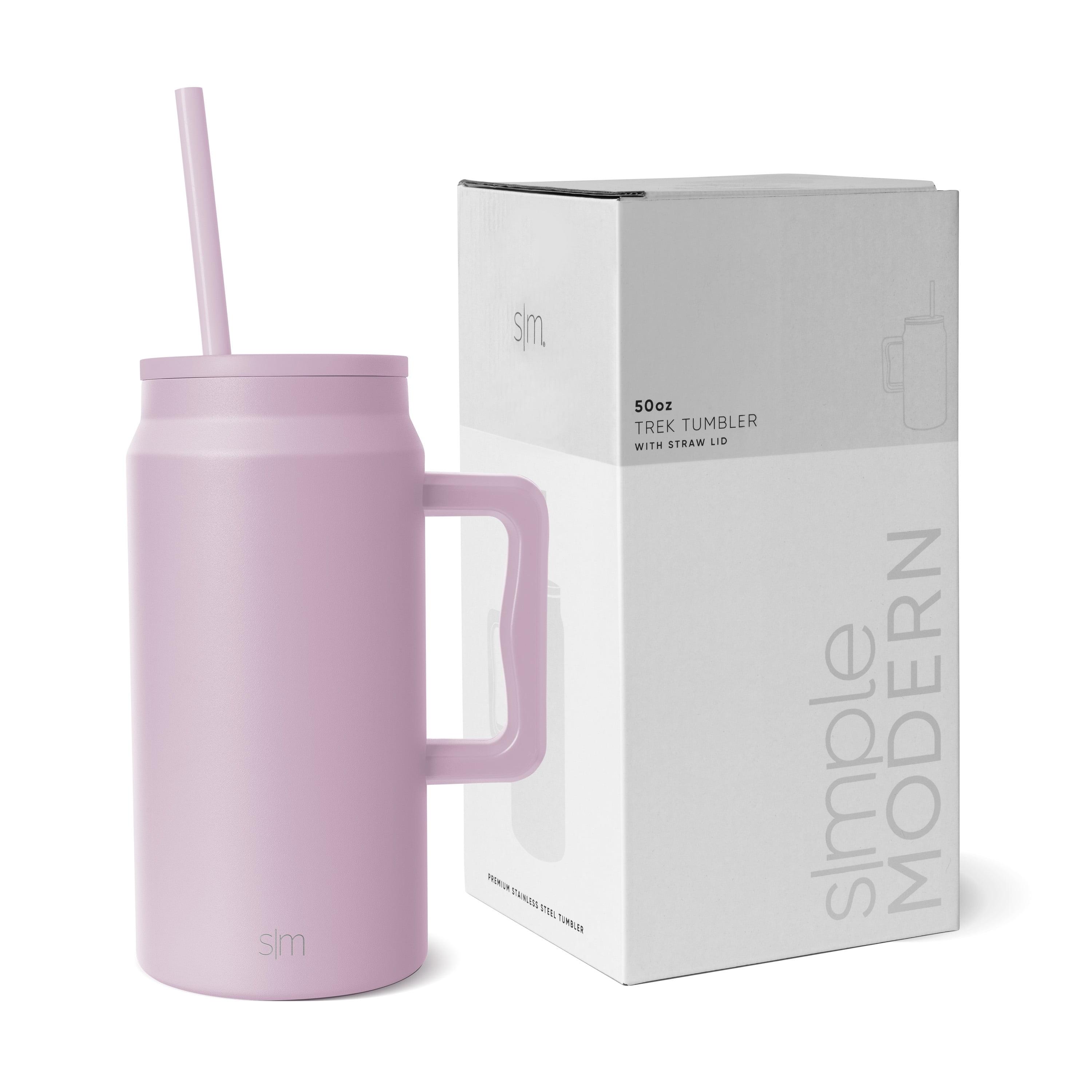 Simple Modern 50 fl oz Insulated Stainless Steel Trek Tumbler with Straw Lid | Lavender Mist