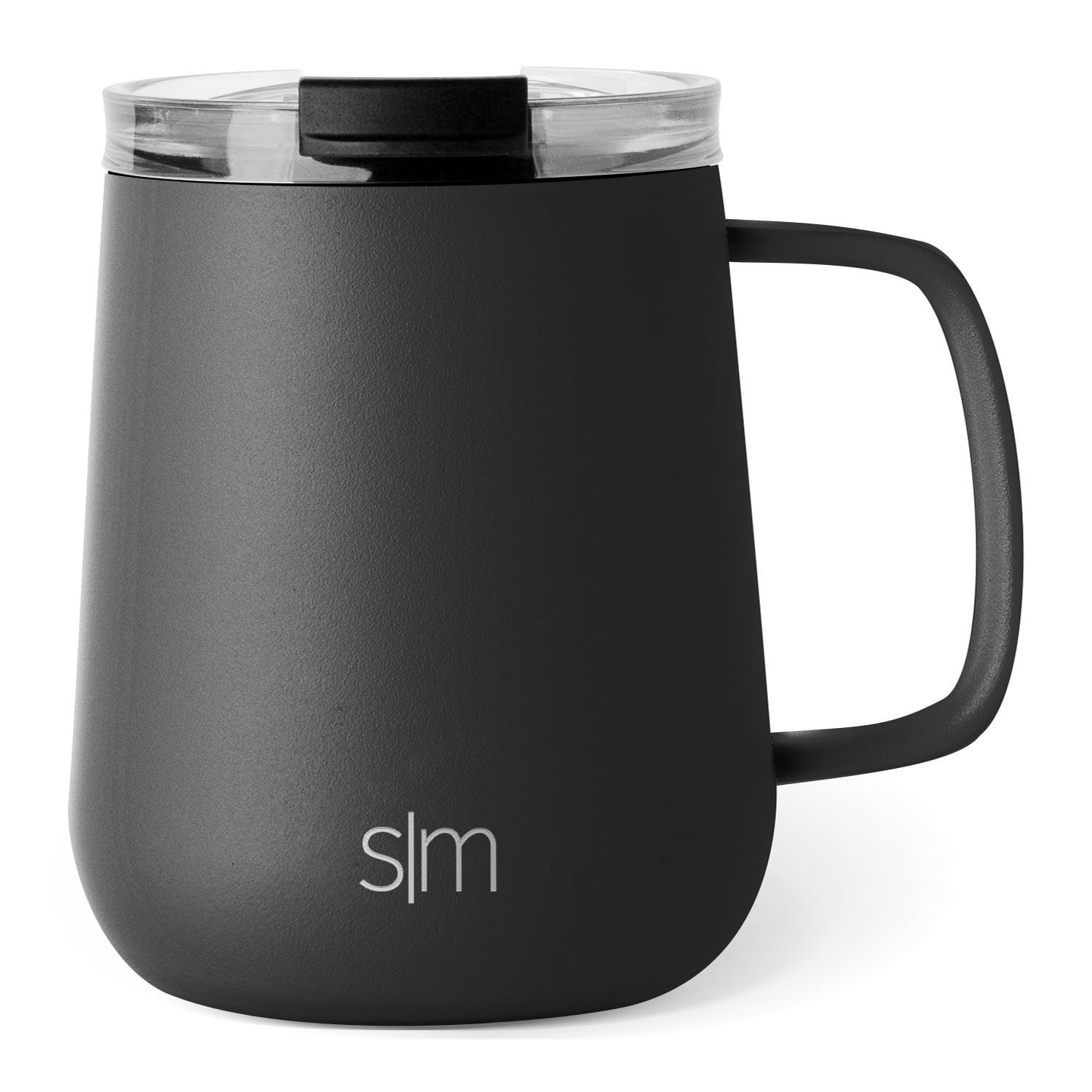 Simple Modern Stainless Steel Vacuum Insulated Voyager Mug with Handle and Flip Lid|12 fl oz