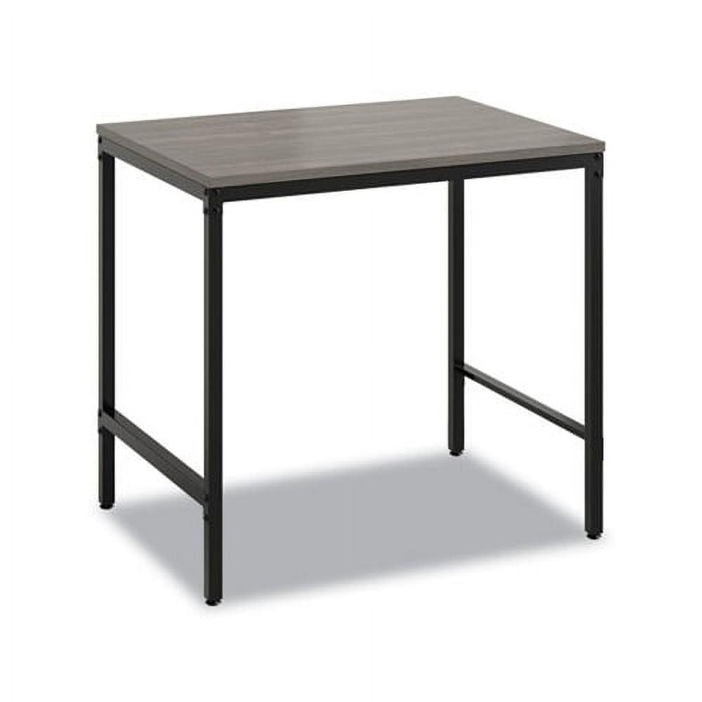 Sterling Ash Modern Study Desk with Black Steel Base