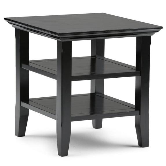 Simpli Home Acadian Solid Wood Transitional Table with Open Shelves & Reviews | Wayfair