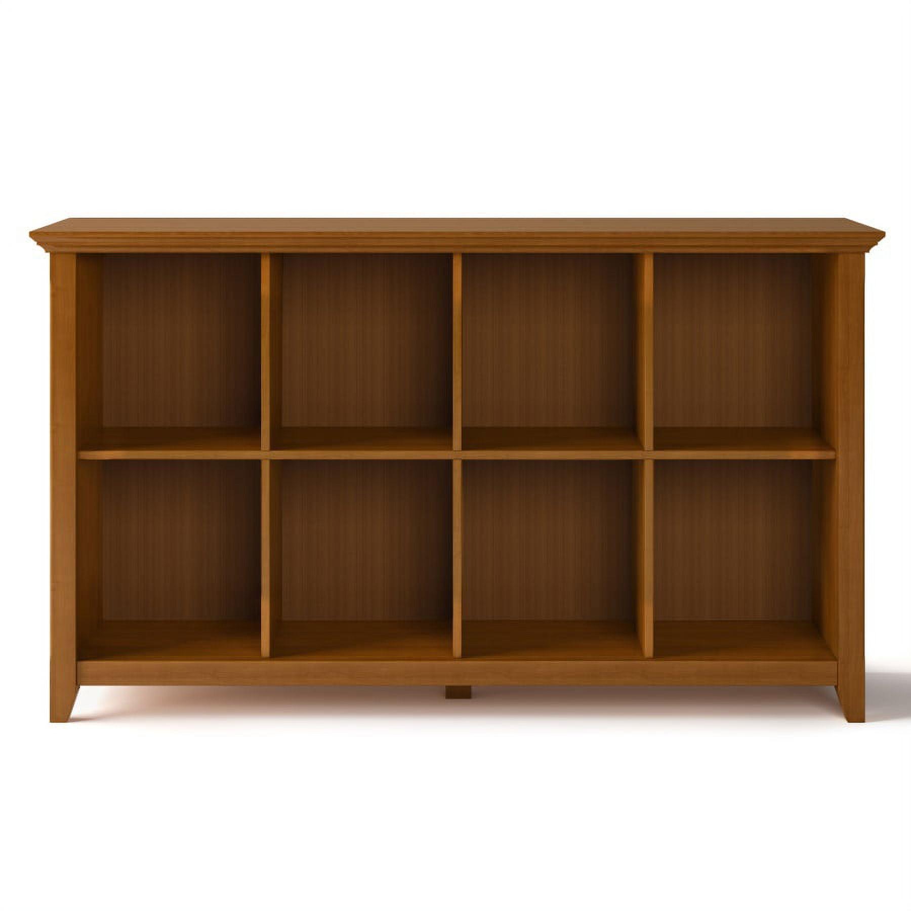 Simpli Home Acadian 57"W Solid Wood Storage Console Table