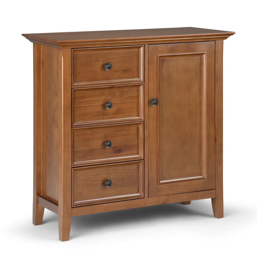 Simpli Home Amherst Solid Wood Accent Cabinet