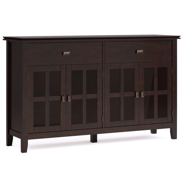 Simpli Home Artisan Large 4 Door Sideboard Buffet