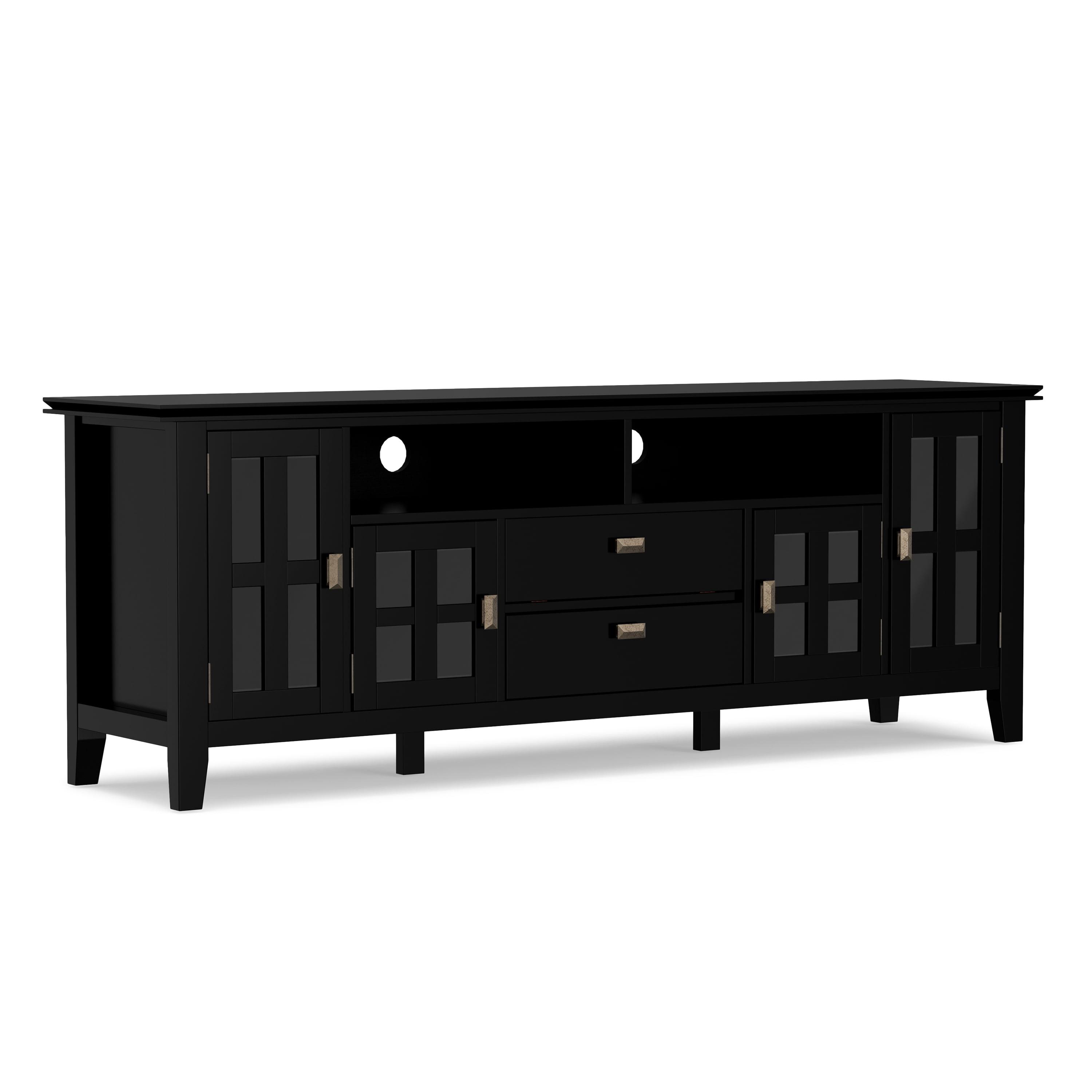 Simpli Home Artisan SOLID WOOD 72 inch TV Media Stand