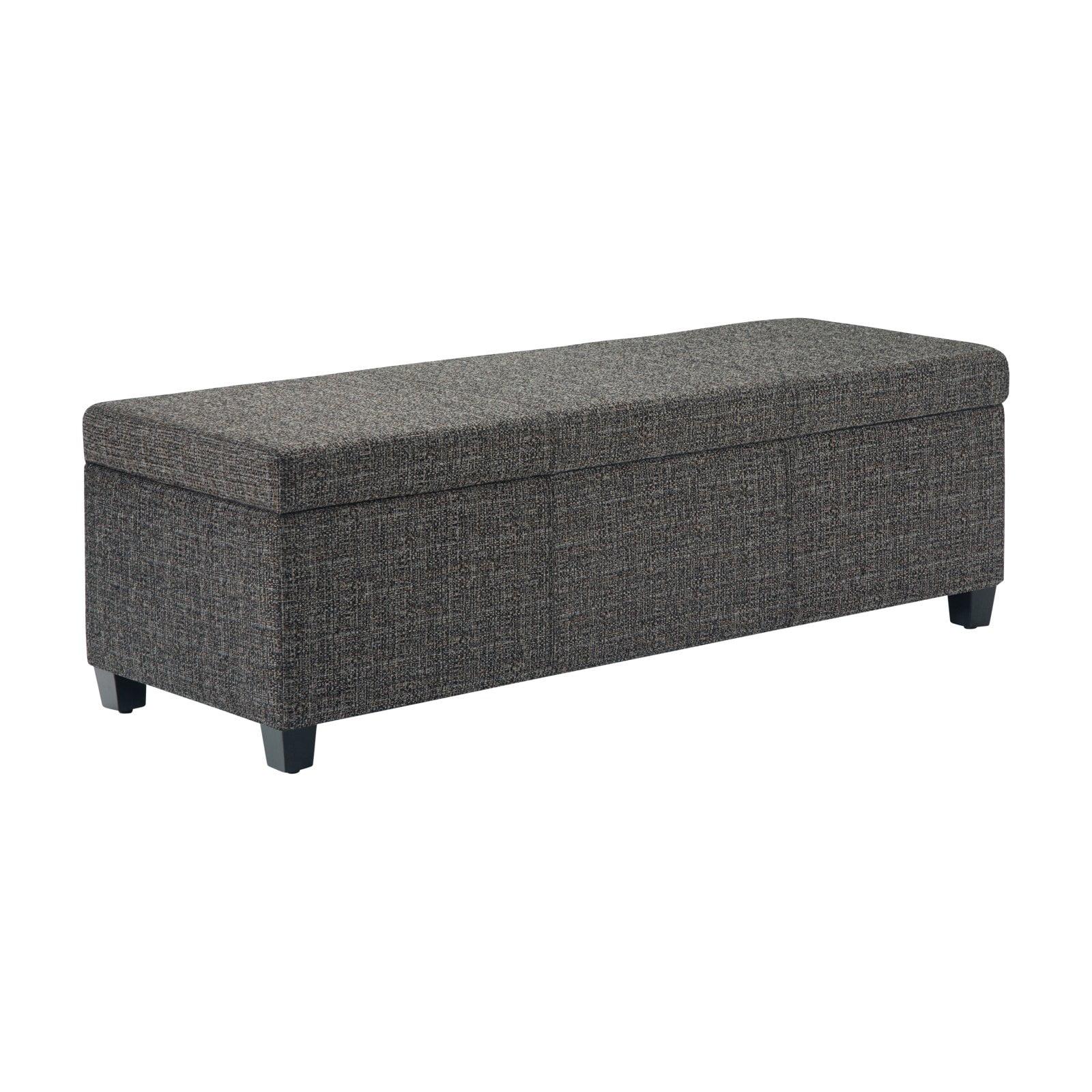 Simpli Home Avalon Storage Ottoman Bench