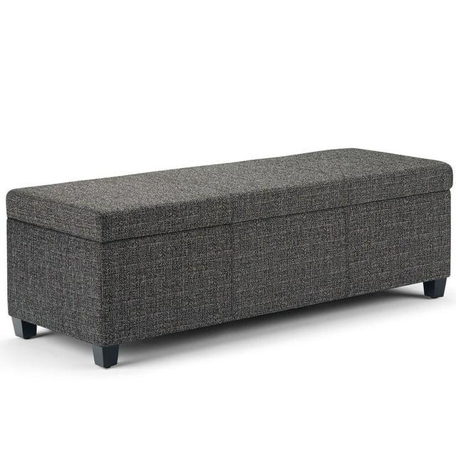 Simpli Home Avalon Storage Ottoman Bench,Assembled