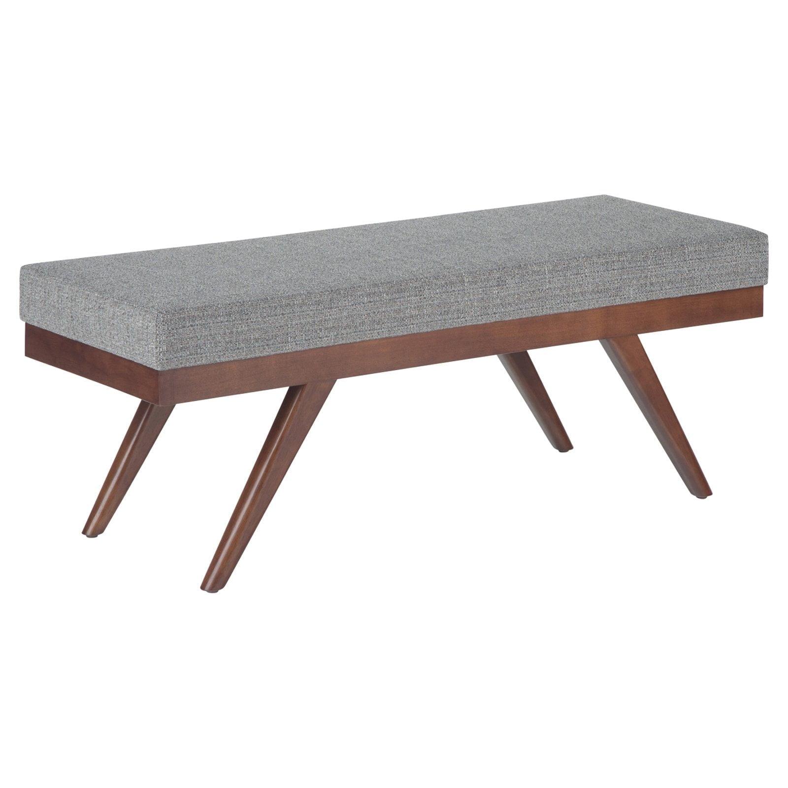 Chanelle Faux Leather Upholstered Bench